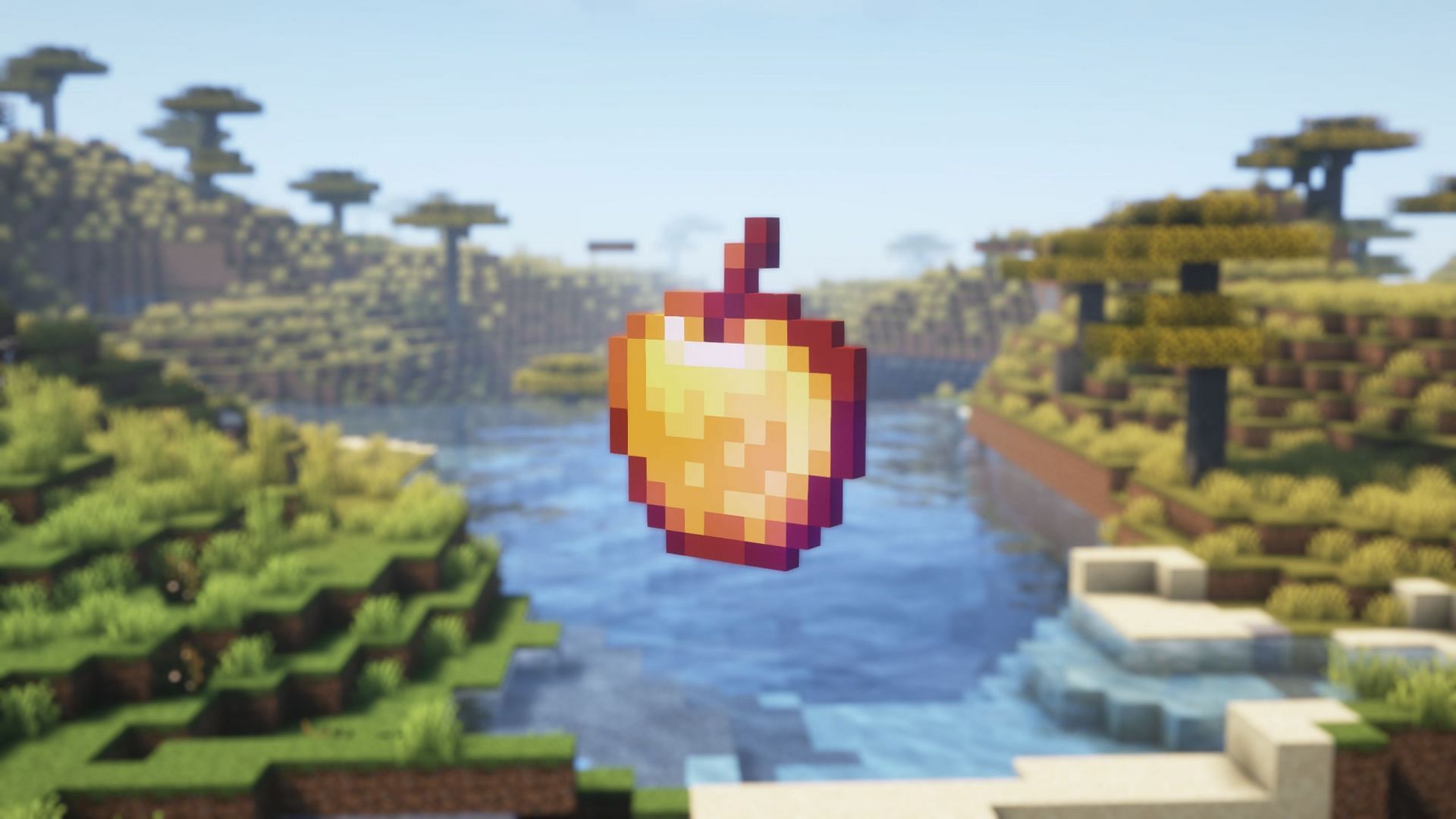 Enchanted golden apples can once again get a crafting recipe (Image via Sportskeeda Gaming || Mojang Studios)